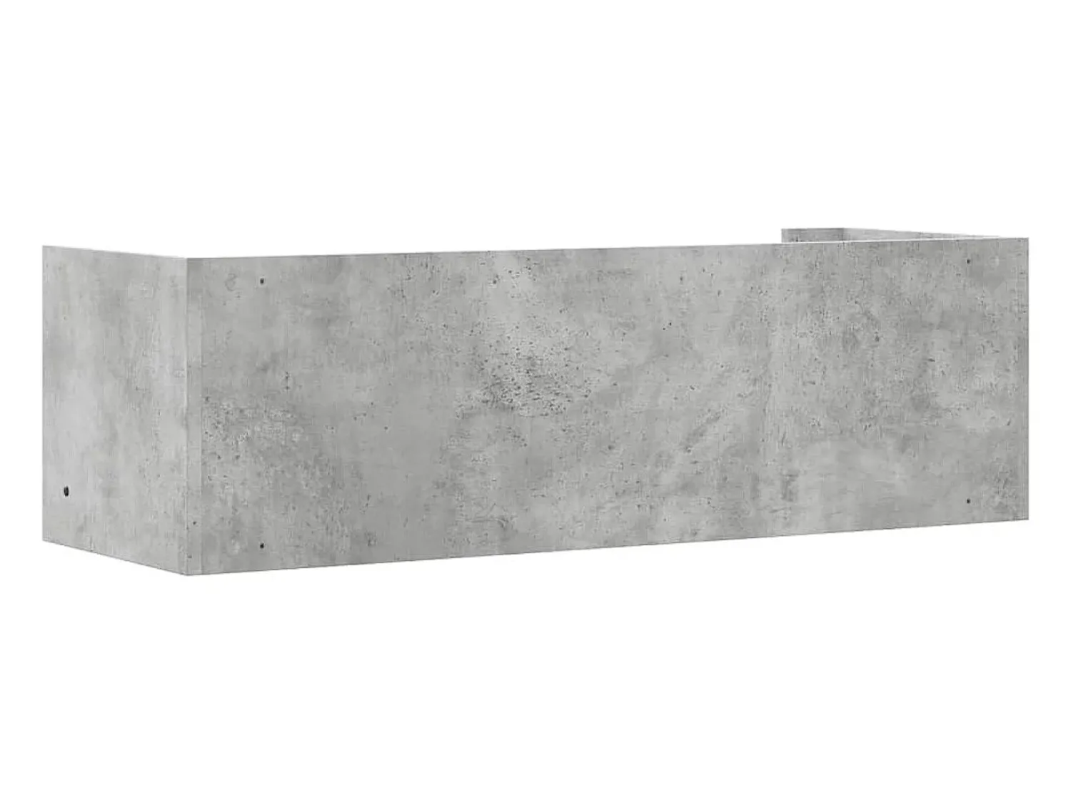 Prateleira|vidaxl Prateleira de parede 100x35x30,5cm deriv. madeira cinza cimento Cinzento