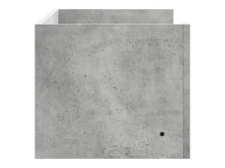 Prateleira|vidaxl Prateleira de parede 100x35x30,5cm deriv. madeira cinza cimento Cinzento