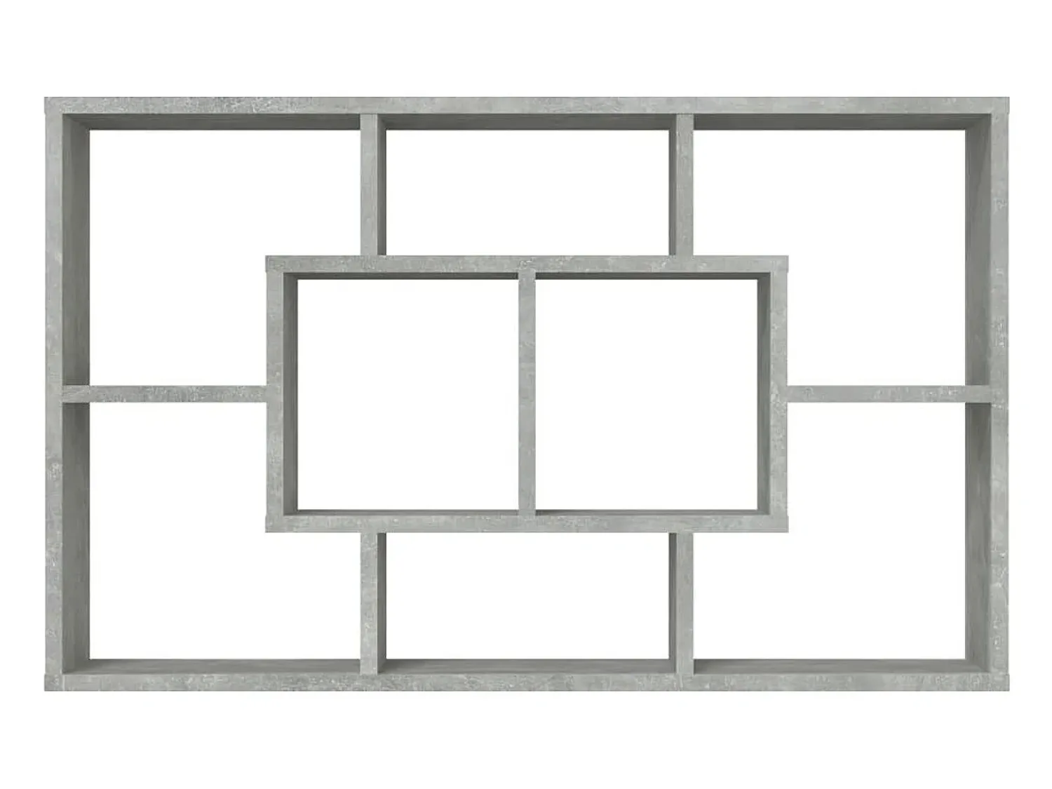 Prateleira| Prateleira de parede 85x16x52,5cm derivados de madeira PT862851 Cinzento