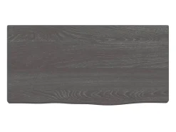 New Prateleira de parede 40x20x2cm carvalho tratado -escuro PT416593 Castanho
