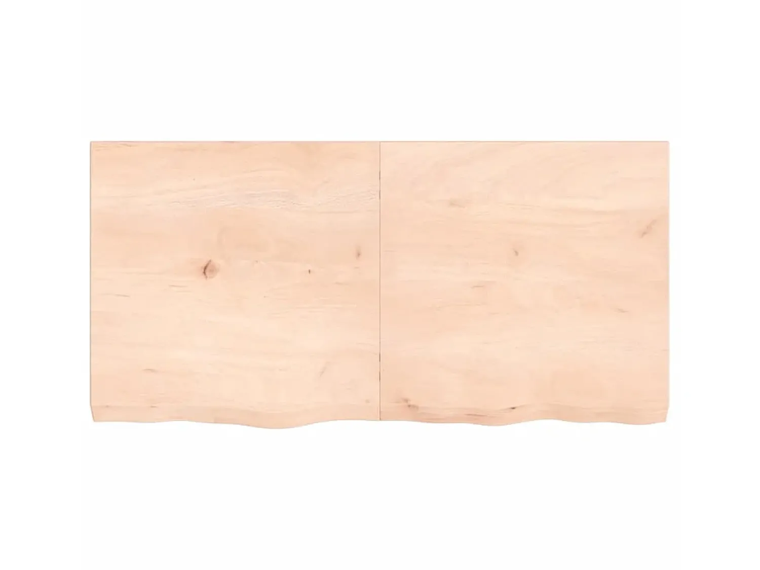 New Prateleira de parede 120x60x(2-6)cm carvalho maciço não tratado PT657933 Castanho