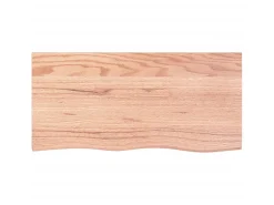Discount Prateleira de parede 100x50x2cm carvalho tratado -claro PT513880 Castanho