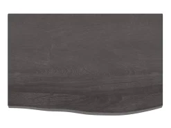 Prateleira* Prateleira de parede 60x40x2cm carvalho tratado -escuro PT325032 Castanho