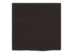 Prateleira*vidaxl Prateleira de parede 40x40x2cm carvalho tratado -escuro Castanho