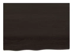 Prateleira| Prateleira de parede 80x60x2cm carvalho tratado -escuro PT798731 Castanho