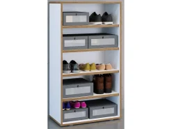 Móvel De Arrumação|Sapateira*VCM Prateleira de sapatos Salia A. 110 x L. 60 x P. 33 cm Branco