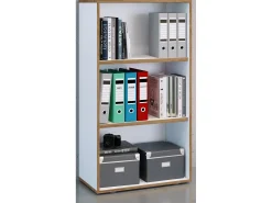 VCM Prateleira e estante de escritório Salia Branco A. 110 x L. 60 x P. 33 cm^ Prateleira