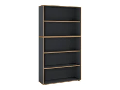 Sale VCM Prateleira e estante de escritório Salia Antracite L. 100 x A. 183 x P. 33 cm Multicor