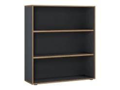 VCM Prateleira e estante de escritório Salia Antracite A. 110 x L. 100 x P. 32 cm^ Prateleira