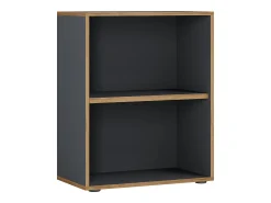 Prateleira|VCM Prateleira e estante de escritório Salia Antracite A. 74 x L. 60 x P. 33 cm Multicor