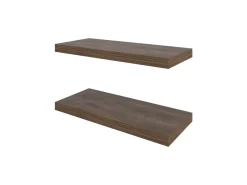 Hot Prateleira flutuante 80 x 25 (x2) Bellota Cinzento