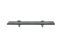 Prateleira| Prateleira flutuante vidro 40x10 cm 8 mm PT545851 Preto