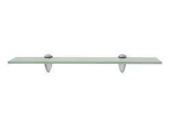 Prateleira flutuante vidro 50x10 cm 8 mm PT461451^ Prateleira