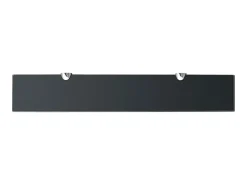 New Prateleira flutuante vidro 60x10 cm 8 mm PT909085 Preto
