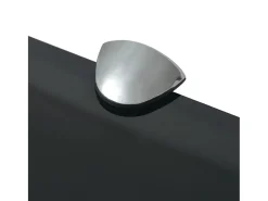 Prateleira| Prateleira flutuante vidro 50x20 cm 8 mm PT927019 Preto