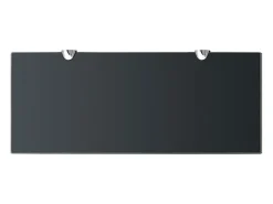 Prateleira| Prateleira flutuante vidro 50x20 cm 8 mm PT927019 Preto