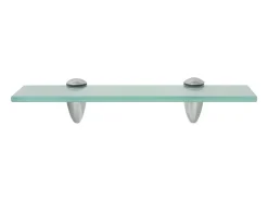 vidaxl Prateleira flutuante vidro 30x10 cm 8 mm^ Prateleira