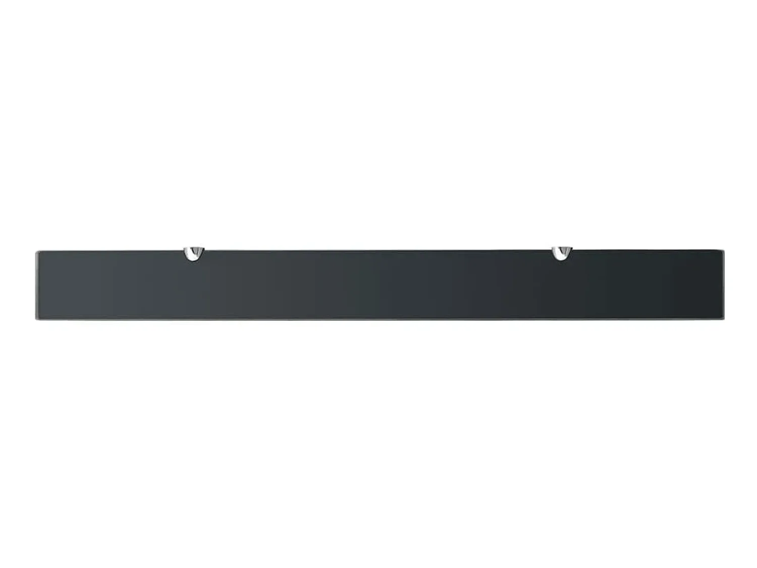Prateleira flutuante vidro 100x10 cm 8 mm PT548101 Preto