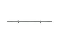Prateleira flutuante vidro 100x10 cm 8 mm PT548101 Preto