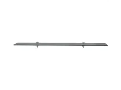 Prateleira flutuante vidro 100x20 cm 8 mm PT160457^ Prateleira