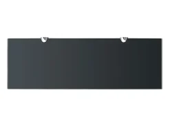 Prateleira| Prateleira flutuante vidro 60x20 cm 8 mm PT601962 Preto