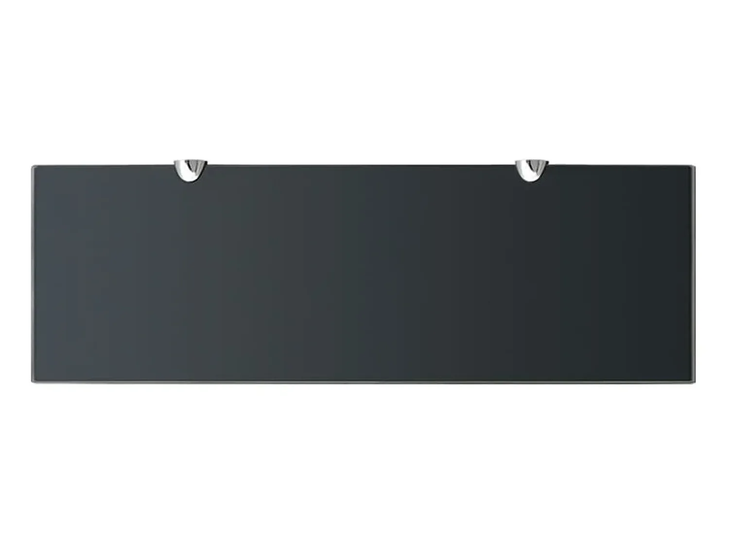 Prateleira| Prateleira flutuante vidro 60x20 cm 8 mm PT601962 Preto
