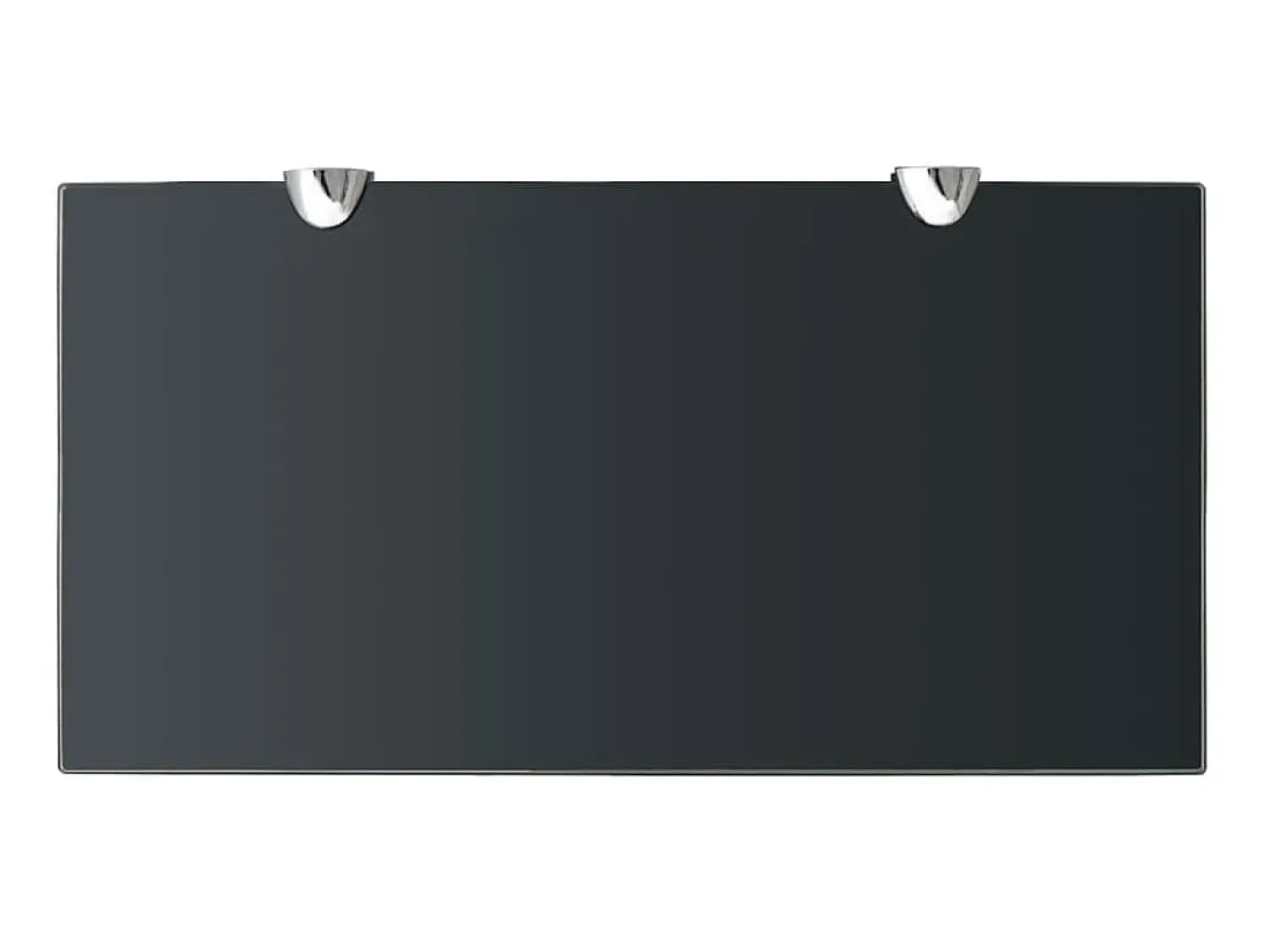 Discount Prateleira flutuante vidro 40x20 cm 8 mm PT262049 Preto