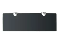 Prateleira* Prateleira flutuante vidro 30x10 cm 8 mm PT570990 Preto