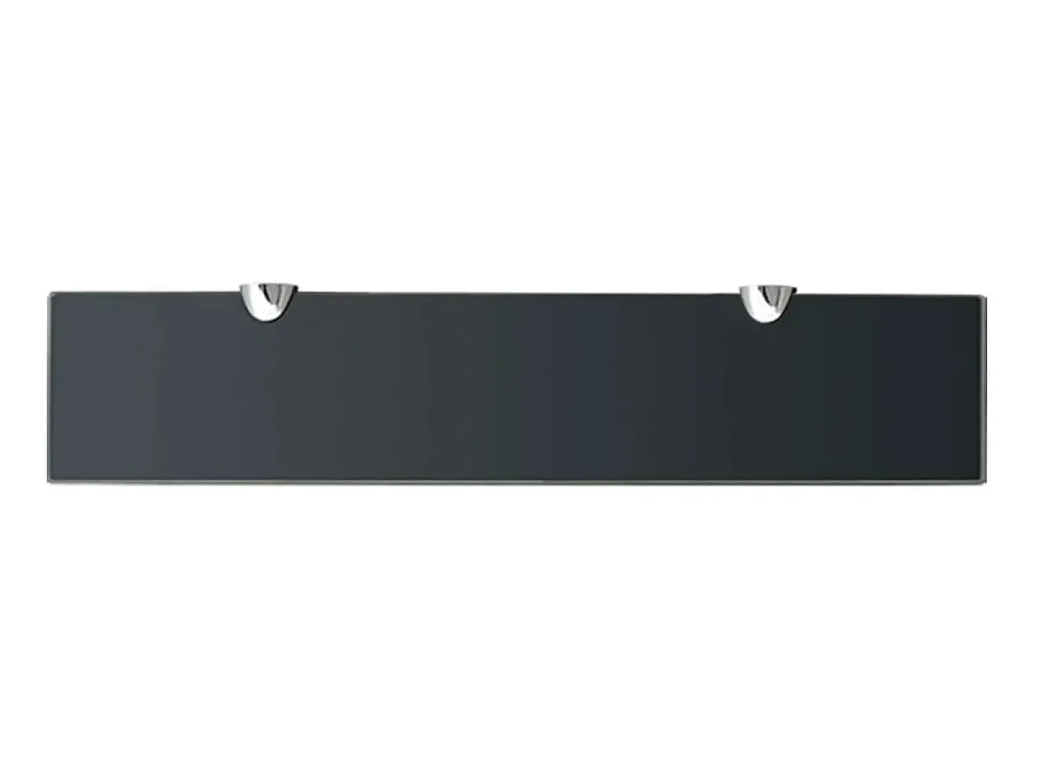 Prateleira| Prateleira flutuante vidro 50x10 cm 8 mm PT607706 Preto