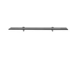 Prateleira| Prateleira flutuante vidro 70x10 cm 8 mm PT294669 Preto
