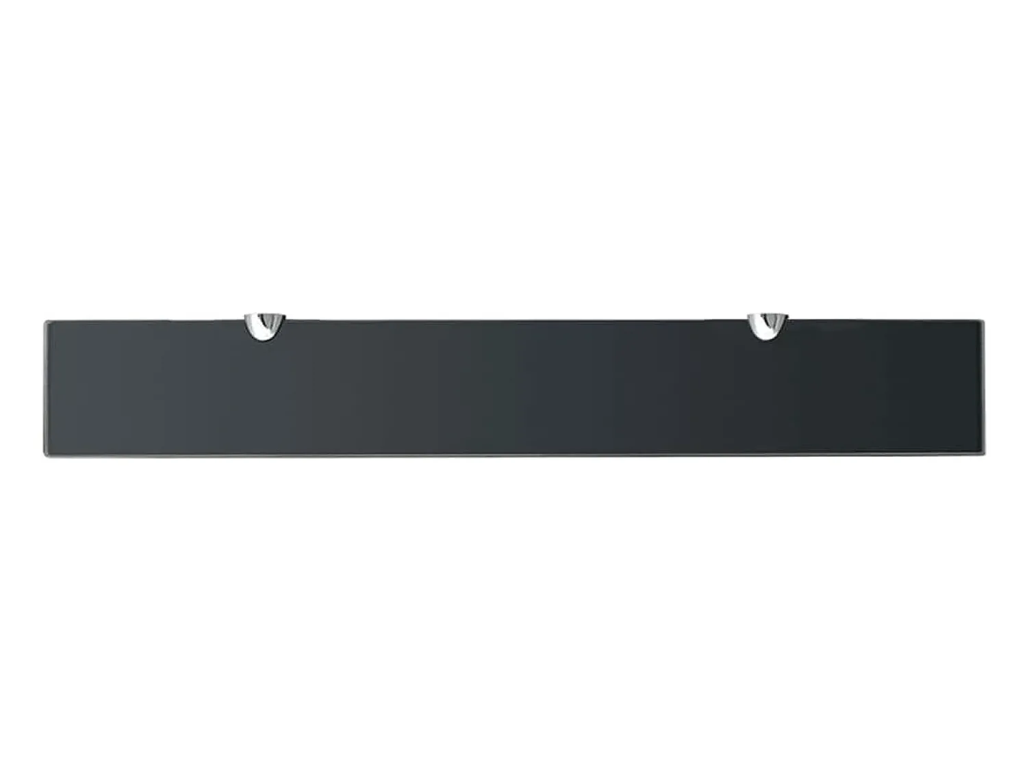 Prateleira| Prateleira flutuante vidro 70x10 cm 8 mm PT294669 Preto