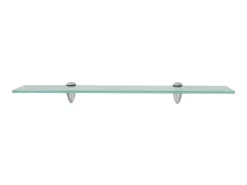 Prateleira flutuante vidro 60x20 cm 8 mm PT338955^ Prateleira