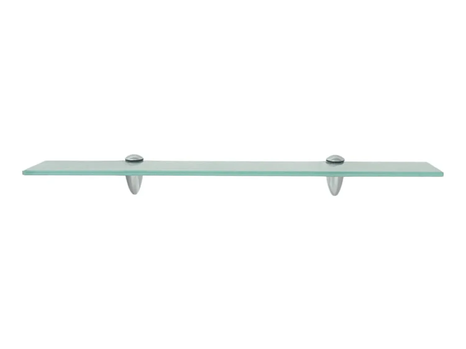 Prateleira flutuante vidro 60x20 cm 8 mm PT338955^ Prateleira