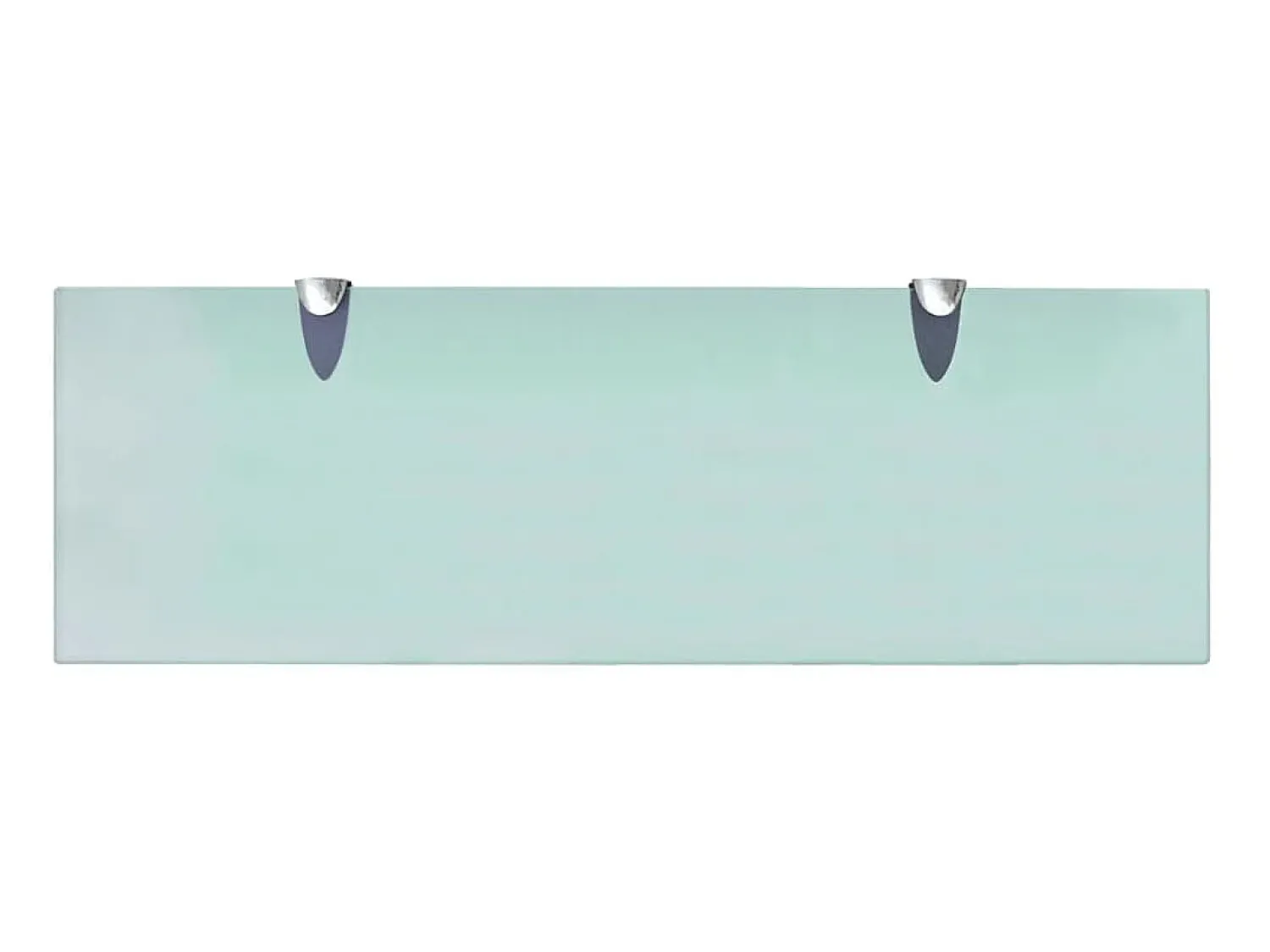 Prateleira flutuante vidro 60x20 cm 8 mm PT338955^ Prateleira