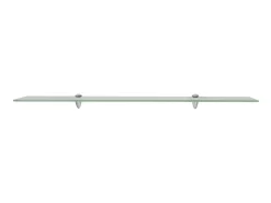 Prateleira flutuante vidro 100x20 cm 8 mm PT698421^ Prateleira
