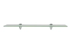 Prateleira flutuante vidro 60x20 cm 8 mm PT641877^ Prateleira