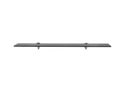 Prateleira* Prateleira flutuante vidro 80x20 cm 8 mm PT133238 Preto