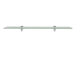 Prateleira| Prateleira flutuante vidro 70x20 cm 8 mm PT262675 Transparente