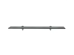 Prateleira| Prateleira flutuante vidro 70x20 cm 8 mm PT271169 Preto