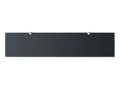 Prateleira flutuante vidro 90x20 cm 8 mm PT998803 Preto