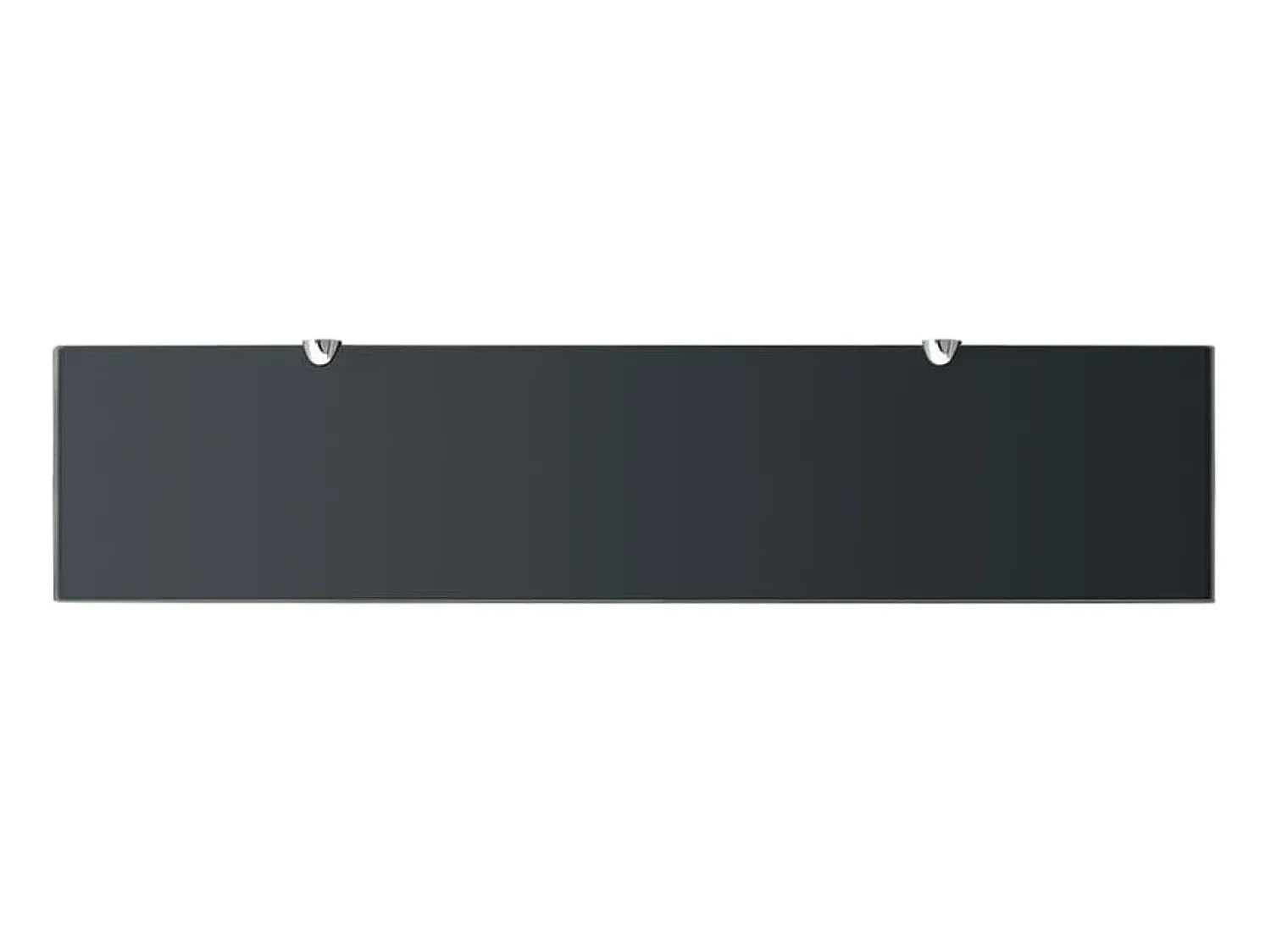 Prateleira flutuante vidro 90x20 cm 8 mm PT998803 Preto