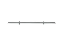 Prateleira flutuante vidro 90x20 cm 8 mm PT998803 Preto