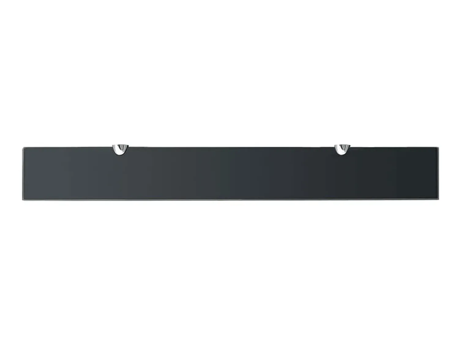 Prateleira* Prateleira flutuante vidro 80x10 cm 8 mm PT627359 Preto