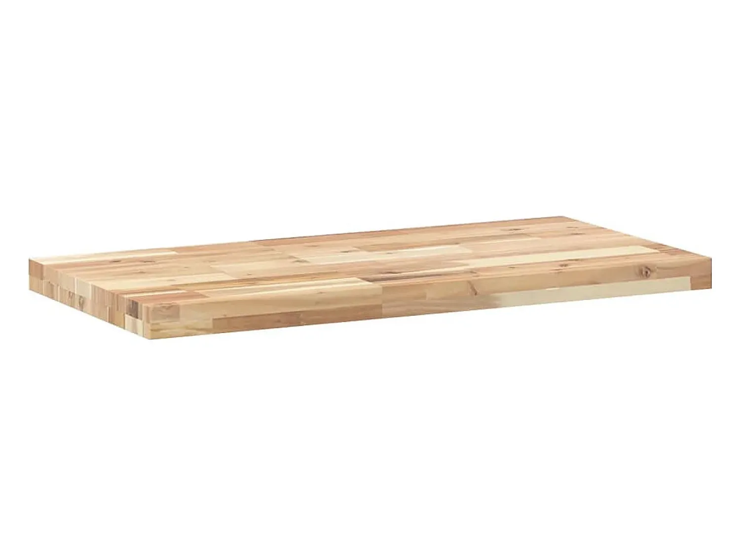 Prateleira* Prateleira flutuante 100x40x4 cm acácia maciça não tratada PT292118 Castanho