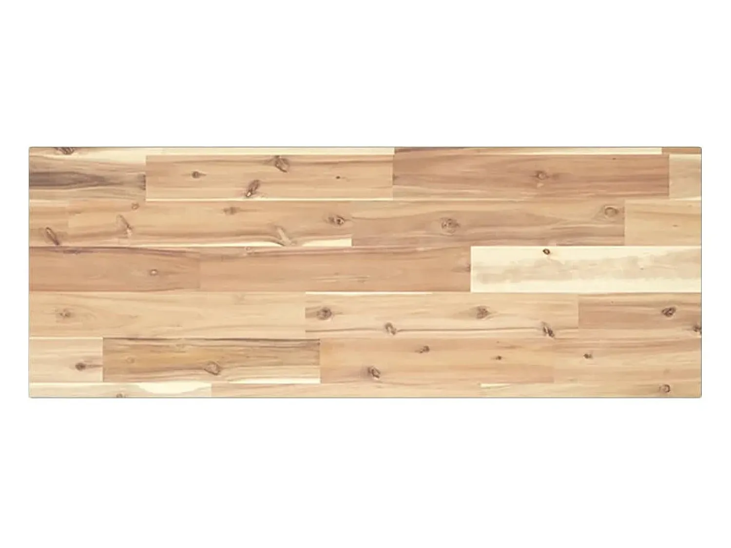 Prateleira| Prateleira flutuante 80x30x2 cm acácia maciça não tratada PT901041 Castanho