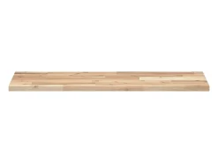 Prateleira| Prateleira flutuante 80x30x2 cm acácia maciça não tratada PT901041 Castanho