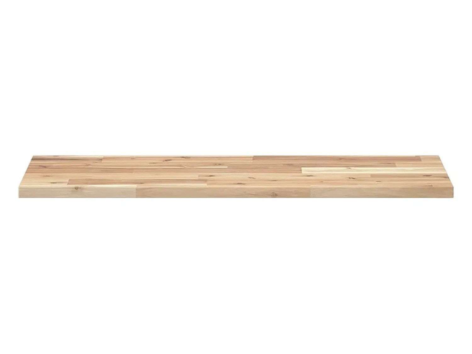Prateleira| Prateleira flutuante 80x30x2 cm acácia maciça não tratada PT901041 Castanho