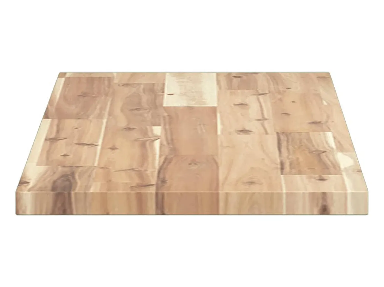 Prateleira| Prateleira flutuante 80x30x2 cm acácia maciça não tratada PT901041 Castanho