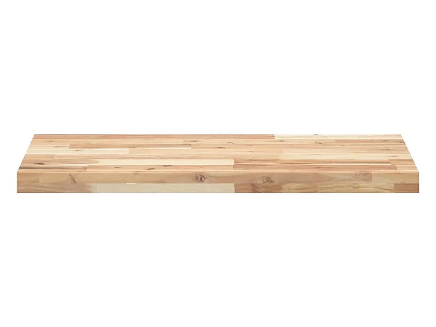 Prateleira flutuante 140x40x4 cm acácia maciça não tratada PT423089^ Prateleira