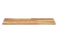 vidaxl Prateleira flutuante 60x40x2 cm acácia maciça acabamento a óleo Castanho